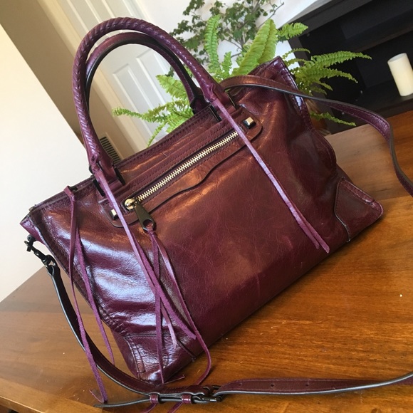 Rebecca Minkoff Handbags - Gorgeous Rebecca Minkoff Regan burgundy Satchel!!